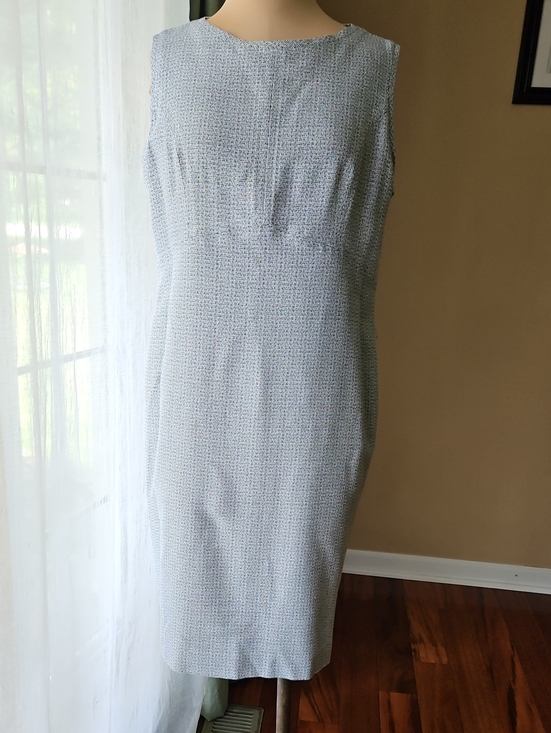 Pendleton Dresses & Skirts - Pendleton Light Blue Textured Sleeveless Midi Dress Size 12